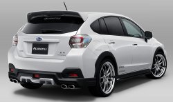 14 199 р. Задний бампер KENSTYLE Subaru XV GP/G33 дорестайлинг (2012-2016) (Неокрашенный)  с доставкой в г. Майкоп. Увеличить фотографию 3