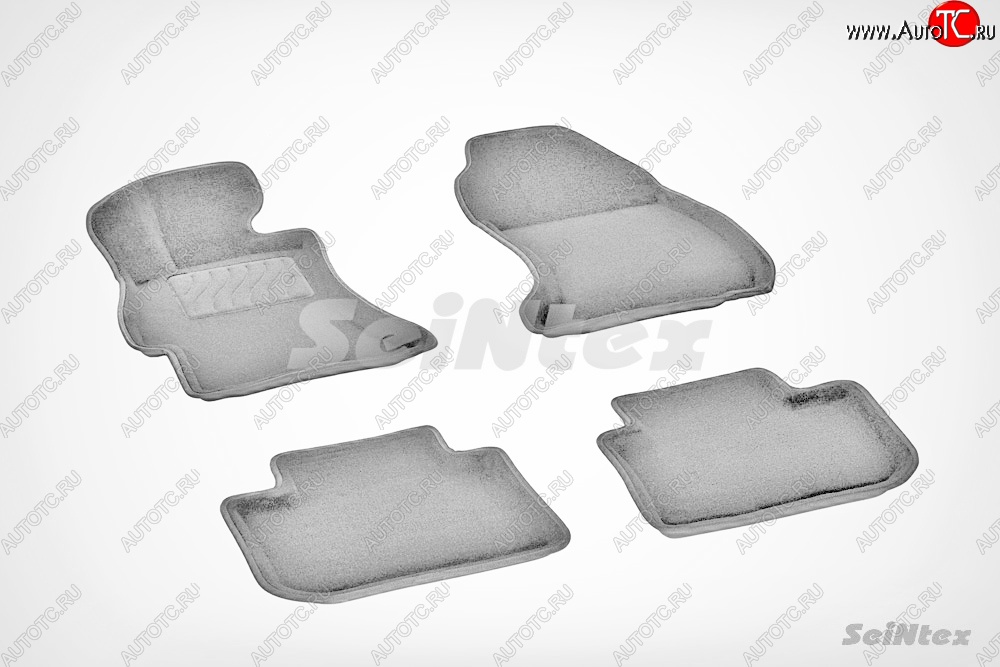 7 649 р. Износостойкие коврики в салон 3D SUBARU XV серые (компл) Subaru XV GP/G33 дорестайлинг (2012-2016)  с доставкой в г. Майкоп