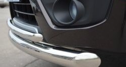 18 399 р. Защита переднего бампера (2 трубыØ76 и 42 мм, нержавейка) SLITKOFF Suzuki Grand Vitara JT 5 дверей 2-ой рестайлинг (2012-2016)  с доставкой в г. Майкоп. Увеличить фотографию 3