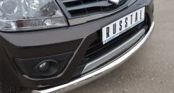 15 999 р. Одинарная защита переднего бампера диаметром 76 мм (5 дв.) SLITKOFF Suzuki Grand Vitara JT 5 дверей 2-ой рестайлинг (2012-2016)  с доставкой в г. Майкоп. Увеличить фотографию 2