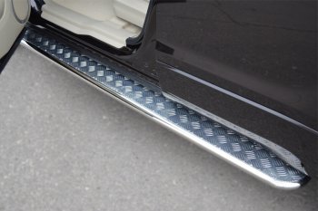 22 999 р. Широкая защита порогов с трубой диаметром 42 мм 5 дв. SLITKOFF v2 Suzuki Grand Vitara JT 5 дверей 2-ой рестайлинг (2012-2016)  с доставкой в г. Майкоп. Увеличить фотографию 3