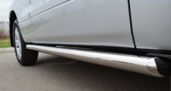 69 999 р. Защита порогов из круглой трубы диаметром 63 мм (3 дв.) Russtal Suzuki Grand Vitara JT 3 двери 2-ой рестайлинг (2012-2016) (Защита порогов с со скосами на торцах (вариант 1))  с доставкой в г. Майкоп. Увеличить фотографию 4