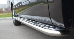24 649 р. Широкая защита порогов (5 дв.) SLITKOFF Suzuki Grand Vitara JT 5 дверей 2-ой рестайлинг (2012-2016)  с доставкой в г. Майкоп. Увеличить фотографию 3