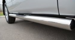 83 999 р. Защита порогов с пластиковыми вставками для ног из круглой трубы диаметром 76 мм (3 дв.) Russtal Suzuki Grand Vitara JT 3 двери 2-ой рестайлинг (2012-2016) (Защита порогов с со скосами на торцах (вариант 1))  с доставкой в г. Майкоп. Увеличить фотографию 12