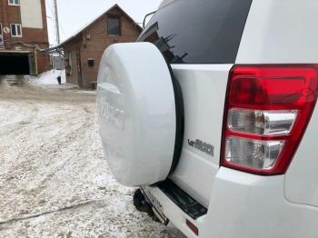 6 949 р. Пластиковый колпак запасного колеса SUZUKI (верхняя часть, 225/70/16) Suzuki Grand Vitara JT 5 дверей дорестайлинг (2005-2008) (неокрашенный)  с доставкой в г. Майкоп. Увеличить фотографию 12