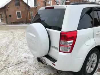 6 949 р. Пластиковый колпак запасного колеса SUZUKI (верхняя часть, 225/70/16) Suzuki Grand Vitara JT 5 дверей дорестайлинг (2005-2008) (неокрашенный)  с доставкой в г. Майкоп. Увеличить фотографию 13