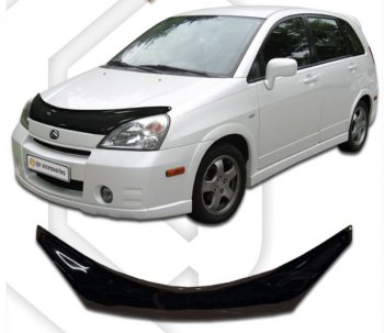 Дефлектор капота CA-Plastic Suzuki Aerio RA21S, RC51S cедан рестайлинг (2003-2007)