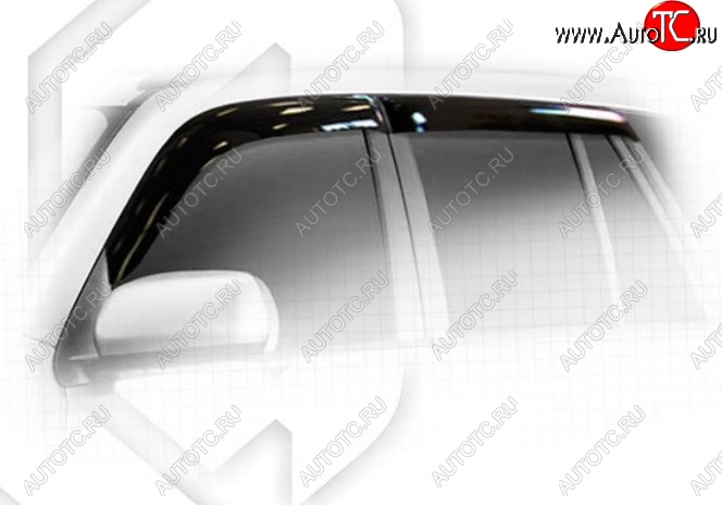 2 079 р. Дефлектора окон CA-Plastiс  Suzuki Escudo ( 5,  3) (2006-2012) дв. дорестайлинг, дорестайлинг, 1-ый рестайлинг (Classic полупрозрачный, Без хром.молдинга, Крепление только на скотч)  с доставкой в г. Майкоп