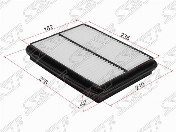 Фильтр воздушный двигателя SAT (256х210х42 mm) Suzuki Escudo  1 (1988-1997) дорестайлинг, рестайлинг