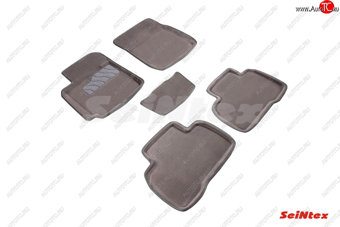 6 709 р. Текстильные 3D коврики в салон SEINTEX серые  Suzuki Grand Vitara ( JT 5 дверей,  JT 3 двери) (2005-2012) дорестайлинг, 1-ый рестайлинг  с доставкой в г. Майкоп
