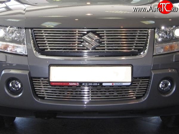 4 389 р. Декоративная вставка воздухозаборника (V2.0) Berkut Suzuki Grand Vitara JT 5 дверей дорестайлинг (2005-2008)  с доставкой в г. Майкоп