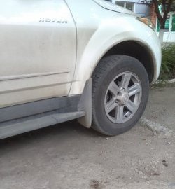 649 р. Универсальные задние брызговики (широкие) ПТП64 Uni3 Mazda CX-3 DK рестайлинг (2018-2025)  с доставкой в г. Майкоп. Увеличить фотографию 10