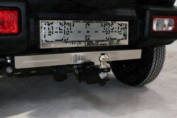 Фаркоп (тягово-сцепное устройство) TCC (с надписью) Suzuki Jimny  JB64 (2018-2025) (Оцинкованный, шар E - нержавейка)