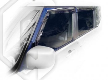 2 199 р. Дефлектора окон CA-Plastiс Suzuki Solio (2015-2020) (серия Classic полупрозрачный)  с доставкой в г. Майкоп. Увеличить фотографию 2