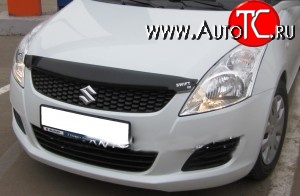 959 р. Дефлектор капота NovLine Suzuki Swift ZC72S дорестайлинг, хэтчбэк 5 дв. (2010-2013)  с доставкой в г. Майкоп