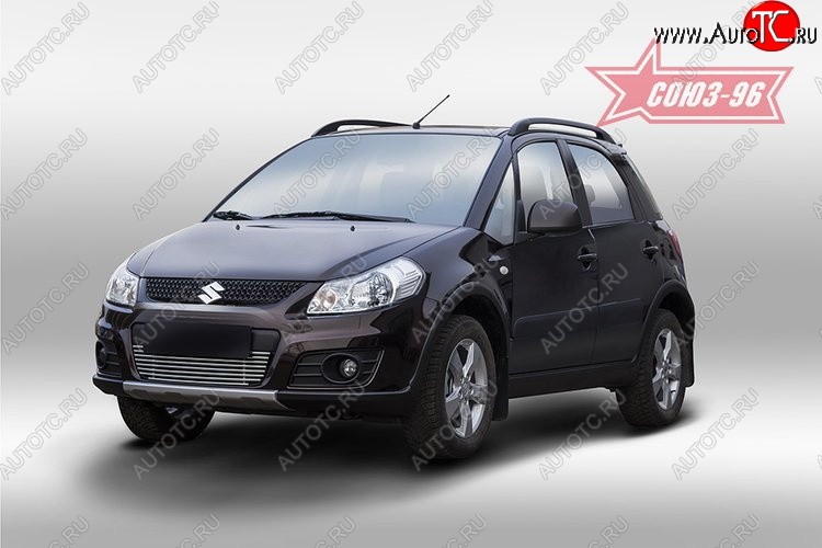 4 589 р. Декоративный элемент воздухозаборника Souz-96 (d10) Suzuki SX4 JYB, JYA хэтчбэк дорестайлинг (2013-2016)  с доставкой в г. Майкоп