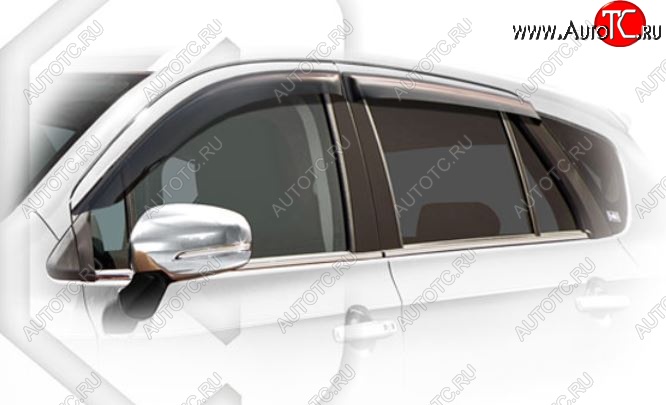 2 079 р. Дефлектора окон CA-Plastic  Suzuki SX4  JAB, JYA (2016-2021) хэтчбэк рестайлинг (Classic полупрозрачный, Без хром.молдинга)  с доставкой в г. Майкоп