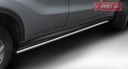 Защита порогов Souz-96 (d42) Suzuki Vitara LY рестайлинг (2018-2025)