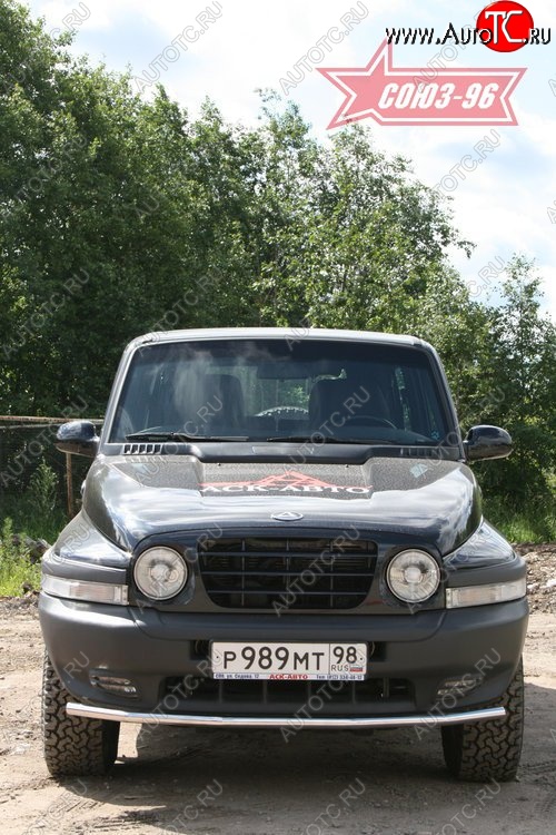 9 449 р. Защита переднего бампера Souz-96 (d42) ТАГАЗ Tager 5d (2008-2012)  с доставкой в г. Майкоп