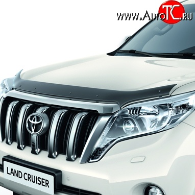 3 689 р. Дефлектор капота NovLine Toyota Land Cruiser Prado J150 1-ый рестайлинг (2013-2017)  с доставкой в г. Майкоп