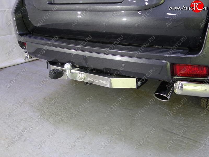 16 999 р. Фаркоп (тягово-сцепное устройство) TCC Toyota Land Cruiser Prado J150 дорестайлинг (2009-2013) (оцинкованный, шар F , надпись Land Cruiser)  с доставкой в г. Майкоп