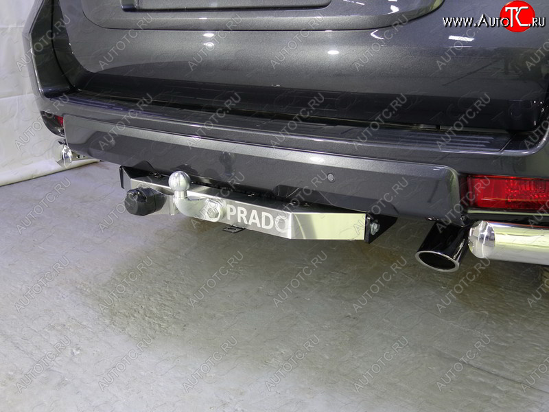 16 999 р. Фаркоп (тягово-сцепное устройство) TCC (надпись Prado)  Toyota Land Cruiser Prado  J150 (2009-2020) дорестайлинг, 1-ый рестайлинг, 2-ой рестайлинг (Оцинкованный, шар F - оцинкованный)  с доставкой в г. Майкоп