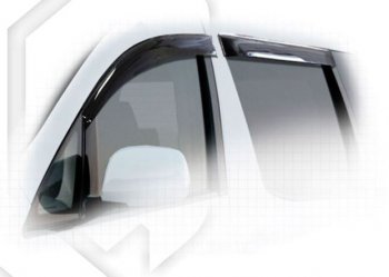 2 299 р. Дефлектора окон CA-Plastiс Toyota Alphard H10 рестайлинг (2005-2008) (серия Classic полупрозрачный, Без хром.молдинга)  с доставкой в г. Майкоп. Увеличить фотографию 2