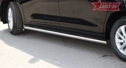 14 669 р. Защита порогов Souz-96 (d60) Toyota Alphard H20 дорестайлинг (2008-2011)  с доставкой в г. Майкоп. Увеличить фотографию 2