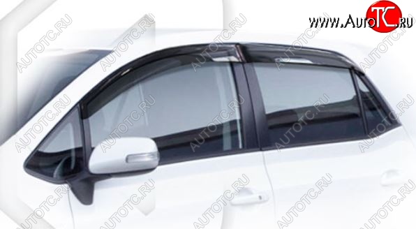 1 899 р. Дефлектора окон CA-Plastic Toyota Auris E150 хэтчбэк 5 дв. рестайлинг (2010-2012) (Classic полупрозрачный)  с доставкой в г. Майкоп