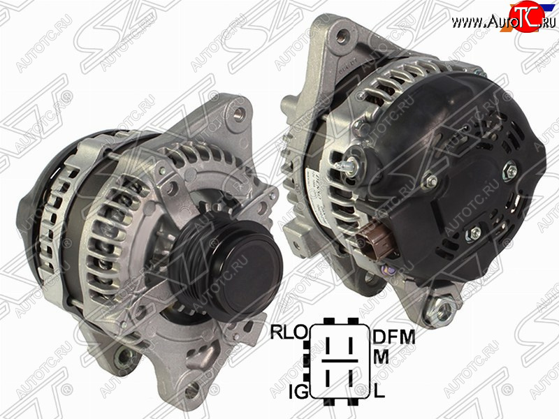 15 999 р. Генератор SAT (12V, 100A, 1,6 1ZRFAE/2,0 3ZRFAE) Toyota RAV4 XA30 5 дв. 1-ый рестайлинг (2008-2010)  с доставкой в г. Майкоп