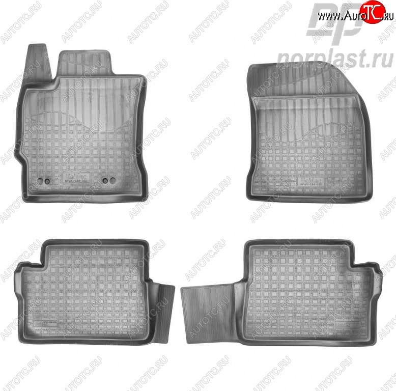 2 359 р. Комплект ковриков в салон Norplast Toyota Auris E180 хэтчбэк 5 дв. дорестайлинг (2012-2016)  с доставкой в г. Майкоп