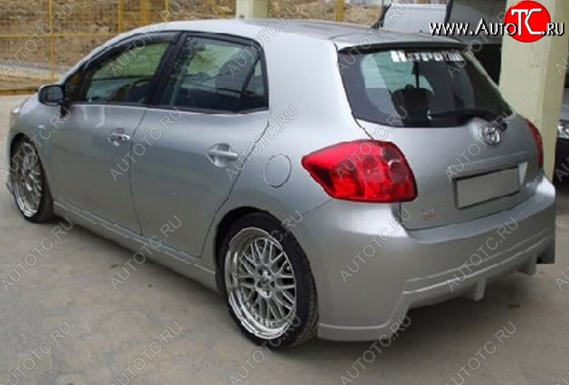 10 199 р. Задний бампер CT Toyota Auris E150 хэтчбэк 5 дв. дорестайлинг (2006-2010) (Неокрашенный)  с доставкой в г. Майкоп