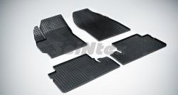 Износостойкие коврики в салон с рисунком Сетка SeiNtex Premium 4 шт. (резина) Toyota Auris  E150 (2006-2010) хэтчбэк 5 дв. дорестайлинг