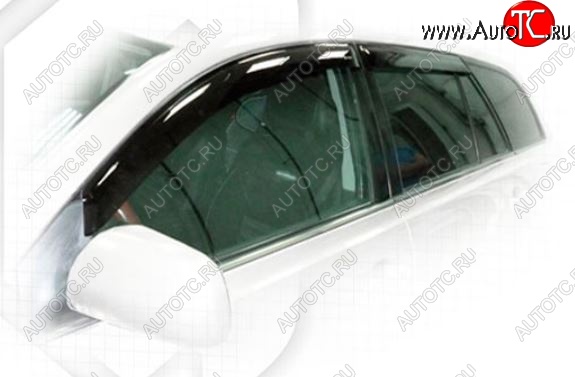 1 999 р. Дефлектора окон CA-Plastic  Toyota Avensis  T250 универсал (2003-2006) дорестайлинг (Classic полупрозрачный, Без хром.молдинга, Крепление только на скотч)  с доставкой в г. Майкоп