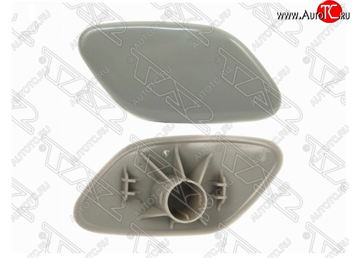 859 р. Крышка омывателя фары SAT (Правая) Toyota Avensis T250 универсал дорестайлинг (2003-2006) (Неокрашенная)  с доставкой в г. Майкоп