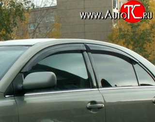 999 р. Комплект дефлекторов окон (ветровиков) 4 шт. (седан) Russtal Toyota Avensis T250 седан дорестайлинг (2003-2006)  с доставкой в г. Майкоп