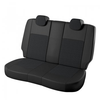 7 199 р. Чехлы для сидений Lord Autofashion Турин (экокожа, жаккард) Toyota Avensis T250 седан дорестайлинг (2003-2006) (Чёрный, вставка жаккард Вега)  с доставкой в г. Майкоп. Увеличить фотографию 2