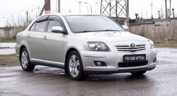 399 р. Реснички на фары RA Toyota Avensis T250 универсал дорестайлинг (2003-2006) (Неокрашенные)  с доставкой в г. Майкоп. Увеличить фотографию 5