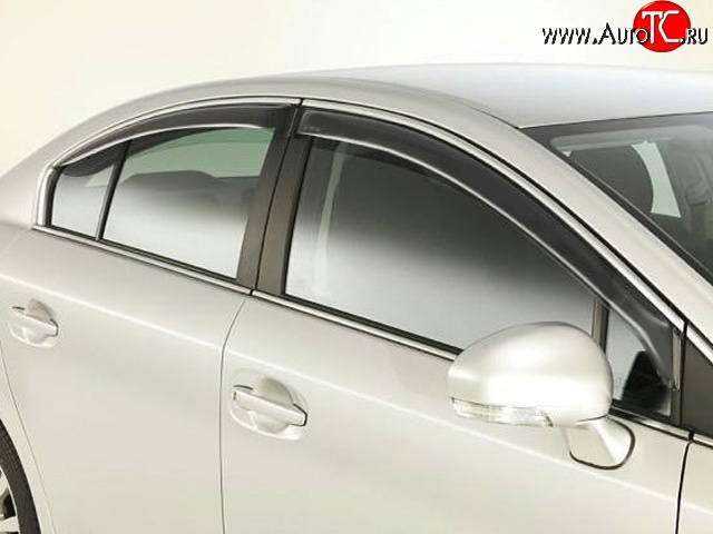 4 199 р. Дефлекторы окон (ветровики) Novline 4 шт Toyota Avensis T270 седан дорестайлинг (2008-2011)  с доставкой в г. Майкоп