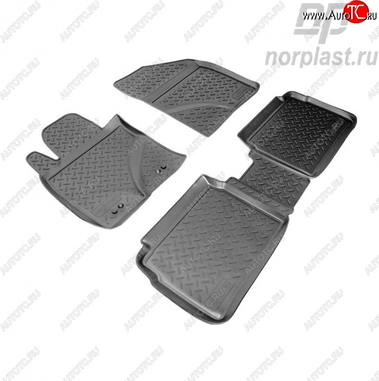 2 569 р. Комплект ковриков в салон (рестайлинг) Norplast Toyota Avensis T270 седан дорестайлинг (2008-2011)  с доставкой в г. Майкоп