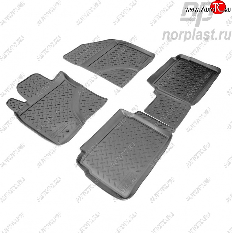 2 799 р. Комплект ковриков в салон Norplast Toyota Avensis T270 седан дорестайлинг (2008-2011)  с доставкой в г. Майкоп