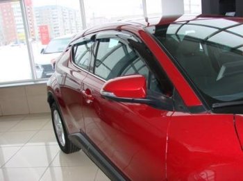 Дефлекторы окон (ветровики) SIM Toyota C-HR NGX10, ZGX10 дорестайлинг (2016-2019)