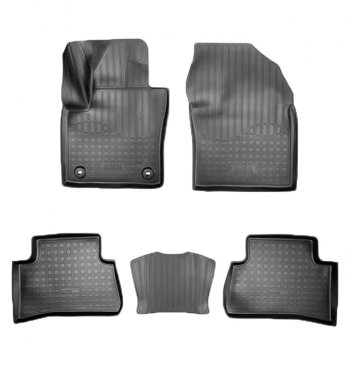 Коврики салонные Noplast (3D) Toyota C-HR NGX10, ZGX10 дорестайлинг (2016-2019)