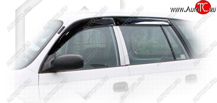 1 999 р. Дефлектора окон CA-Plastiс  Toyota Caldina  T190 (1992-1997) дорестайлинг универсал, рестайлинг универсал (Classic полупрозрачный, Без хром.молдинга)  с доставкой в г. Майкоп
