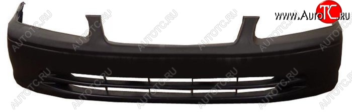 4 399 р. Передний бампер SAT (без отверстий под туманки) Toyota Camry XV20 (1999-2001) (Неокрашенный)  с доставкой в г. Майкоп