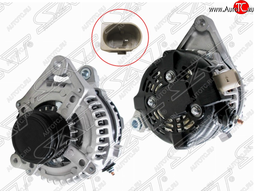 10 899 р. Генератор SAT (12В 150A, 2.5/2AR# (RUS))  Toyota Camry  XV70 (2017-2025) дорестайлинг, рестайлинг  с доставкой в г. Майкоп