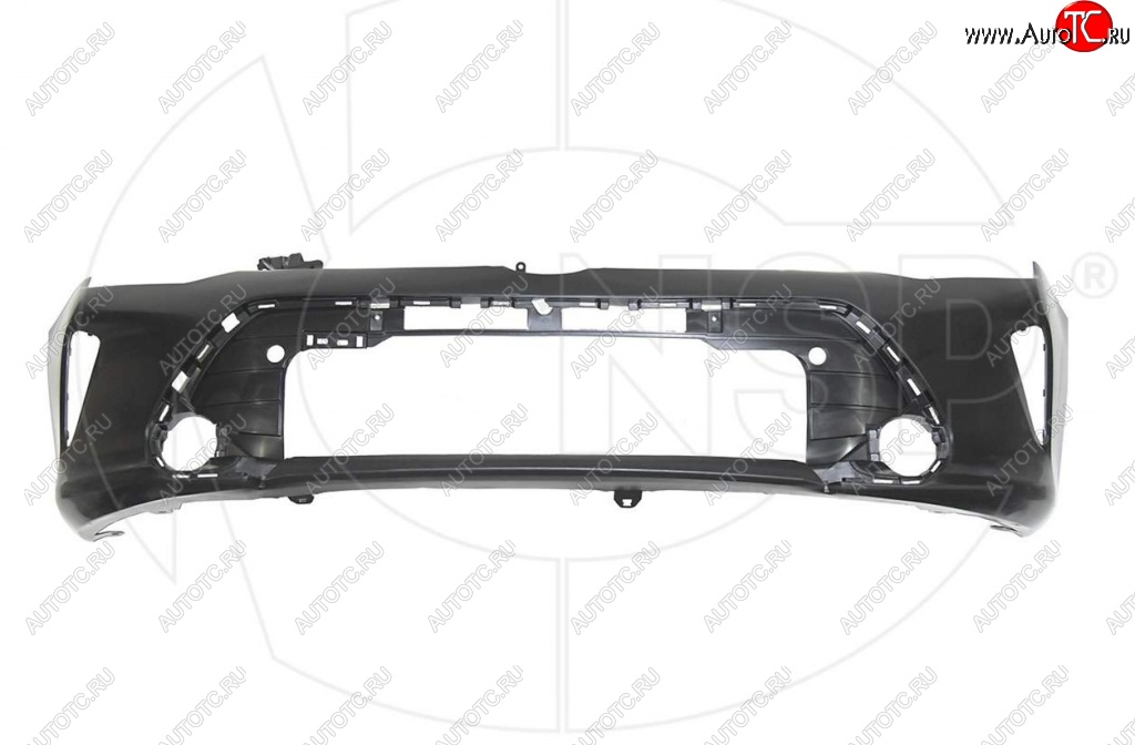 3 699 р. Передний бампер NSP Toyota Camry XV55 2-ой рестайлинг (2017-2018) (Неокрашенный)  с доставкой в г. Майкоп