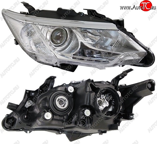 5 799 р. Правая фара SAT (под ксенон) Toyota Camry XV55 1-ый рестайлинг (2014-2017)  с доставкой в г. Майкоп