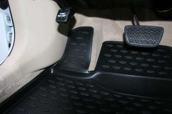 2 759 р. Комплект ковриков салона (полиуретан) Element Toyota Camry XV55 1-ый рестайлинг (2014-2017)  с доставкой в г. Майкоп. Увеличить фотографию 4