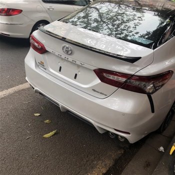 3 399 р. Лип спойлер АВТОКРАТ Toyota Camry XV70 дорестайлинг (2017-2021) (Неокрашенный)  с доставкой в г. Майкоп. Увеличить фотографию 5
